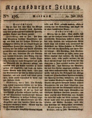 Regensburger Zeitung Mittwoch 24. Juli 1816