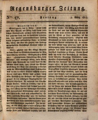 Regensburger Zeitung Freitag 7. März 1817