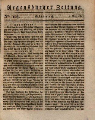 Regensburger Zeitung Mittwoch 7. Mai 1817