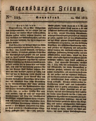 Regensburger Zeitung Samstag 24. Mai 1817