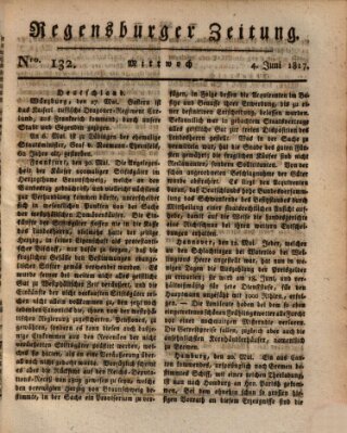 Regensburger Zeitung Mittwoch 4. Juni 1817