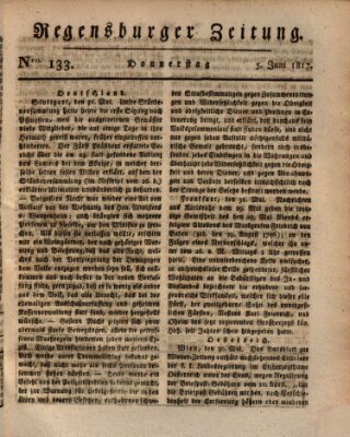 Regensburger Zeitung Donnerstag 5. Juni 1817