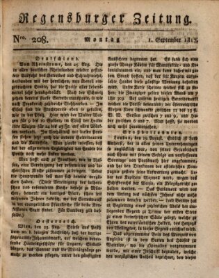 Regensburger Zeitung Montag 1. September 1817