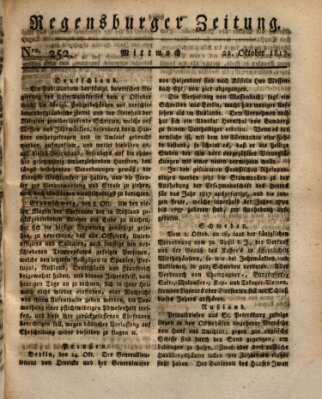 Regensburger Zeitung Mittwoch 22. Oktober 1817