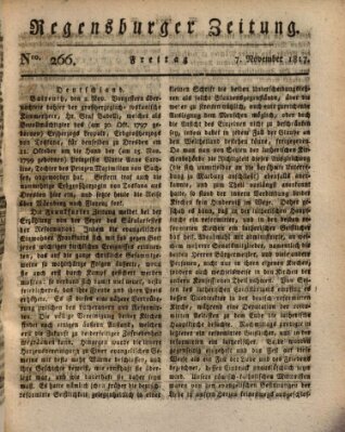 Regensburger Zeitung Freitag 7. November 1817