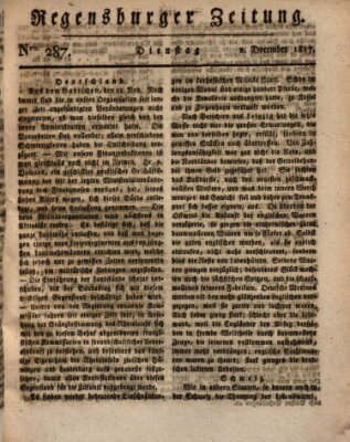 Regensburger Zeitung Dienstag 2. Dezember 1817