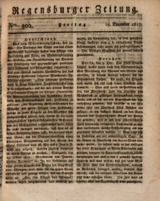 Regensburger Zeitung Freitag 19. Dezember 1817