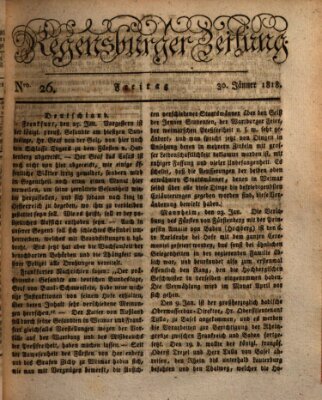 Regensburger Zeitung Freitag 30. Januar 1818