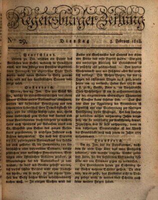 Regensburger Zeitung Dienstag 3. Februar 1818