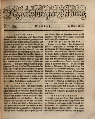 Regensburger Zeitung Montag 2. März 1818