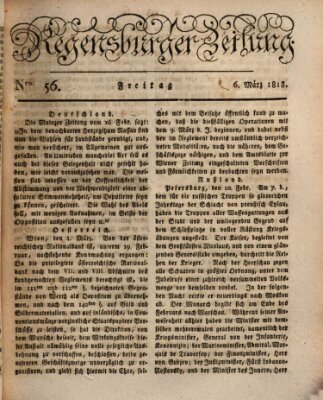 Regensburger Zeitung Freitag 6. März 1818