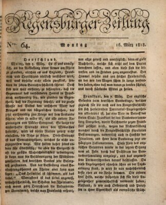 Regensburger Zeitung Montag 16. März 1818