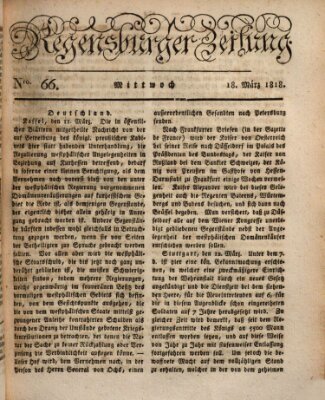 Regensburger Zeitung Mittwoch 18. März 1818