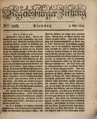 Regensburger Zeitung Dienstag 5. Mai 1818