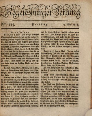 Regensburger Zeitung Freitag 15. Mai 1818