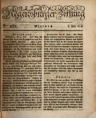 Regensburger Zeitung Mittwoch 8. Juli 1818