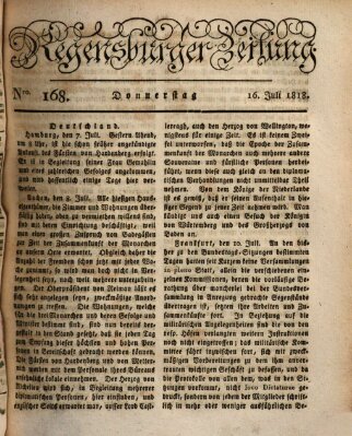 Regensburger Zeitung Donnerstag 16. Juli 1818