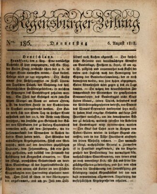 Regensburger Zeitung Donnerstag 6. August 1818