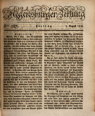 Regensburger Zeitung Freitag 7. August 1818