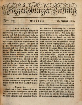 Regensburger Zeitung Montag 18. Januar 1819