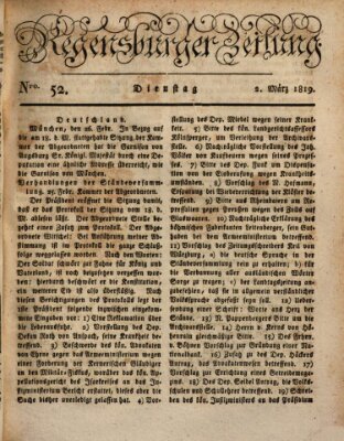 Regensburger Zeitung Dienstag 2. März 1819