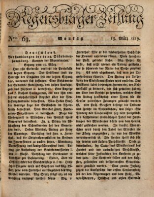 Regensburger Zeitung Montag 15. März 1819