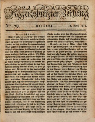 Regensburger Zeitung Freitag 2. April 1819