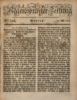 Regensburger Zeitung Montag 17. Mai 1819