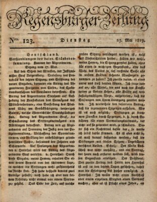 Regensburger Zeitung Dienstag 25. Mai 1819