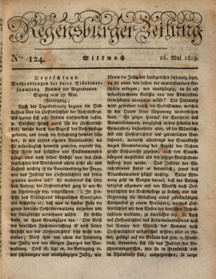 Regensburger Zeitung Mittwoch 26. Mai 1819