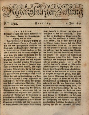 Regensburger Zeitung Freitag 4. Juni 1819