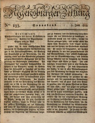 Regensburger Zeitung Samstag 5. Juni 1819