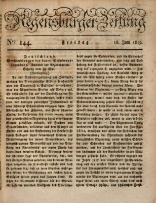 Regensburger Zeitung Freitag 18. Juni 1819