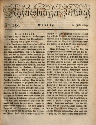 Regensburger Zeitung Montag 5. Juli 1819