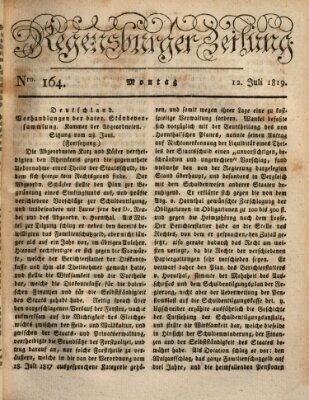 Regensburger Zeitung Montag 12. Juli 1819