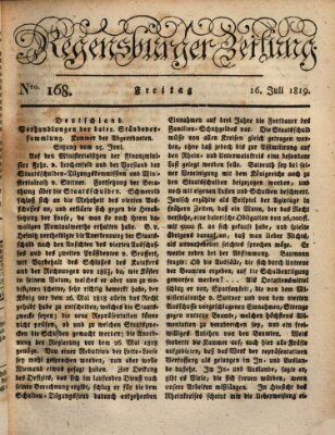 Regensburger Zeitung Freitag 16. Juli 1819