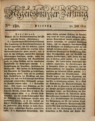 Regensburger Zeitung Freitag 30. Juli 1819