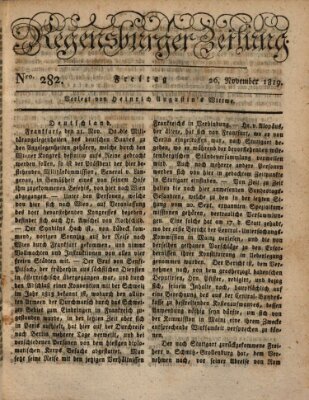 Regensburger Zeitung Freitag 26. November 1819