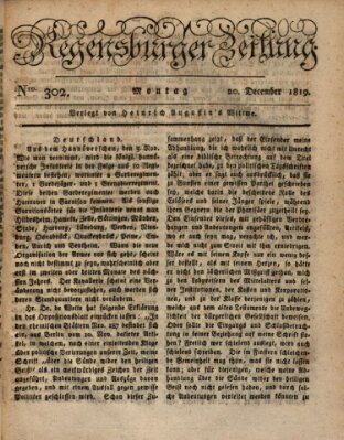 Regensburger Zeitung Montag 20. Dezember 1819