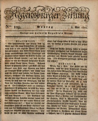 Regensburger Zeitung Montag 8. Mai 1820