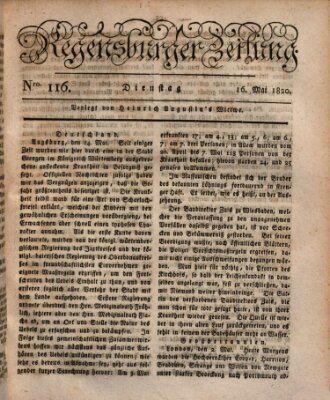 Regensburger Zeitung Dienstag 16. Mai 1820