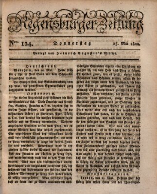 Regensburger Zeitung Donnerstag 25. Mai 1820