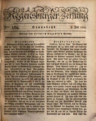 Regensburger Zeitung Samstag 8. Juli 1820