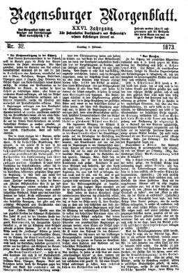 Regensburger Morgenblatt Samstag 8. Februar 1873