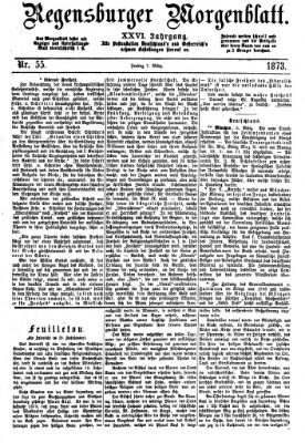 Regensburger Morgenblatt Freitag 7. März 1873