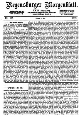 Regensburger Morgenblatt Mittwoch 21. Mai 1873