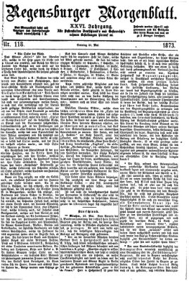 Regensburger Morgenblatt Sonntag 25. Mai 1873