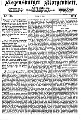 Regensburger Morgenblatt Sonntag 15. Juni 1873