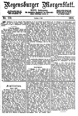 Regensburger Morgenblatt Samstag 5. Juli 1873