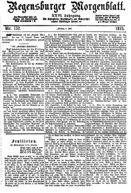 Regensburger Morgenblatt Dienstag 8. Juli 1873